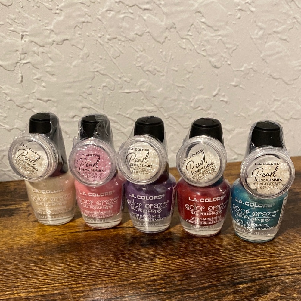 L.A. Colors Pearl Nail Polish Collection - Vibrant Shades